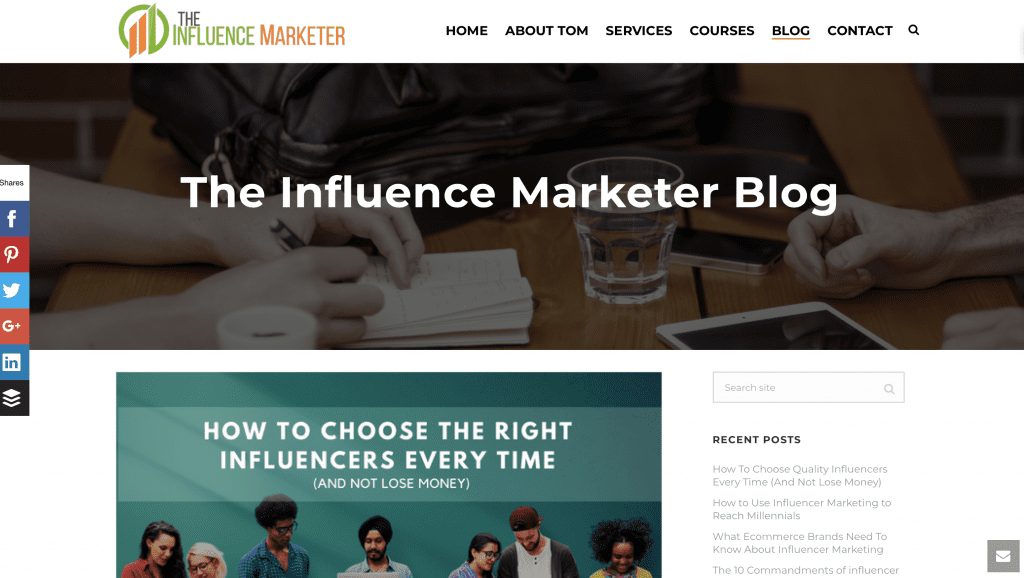 blog influencer marketing tom augenthaler