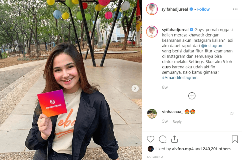 konten instagram bertanya ala syifa