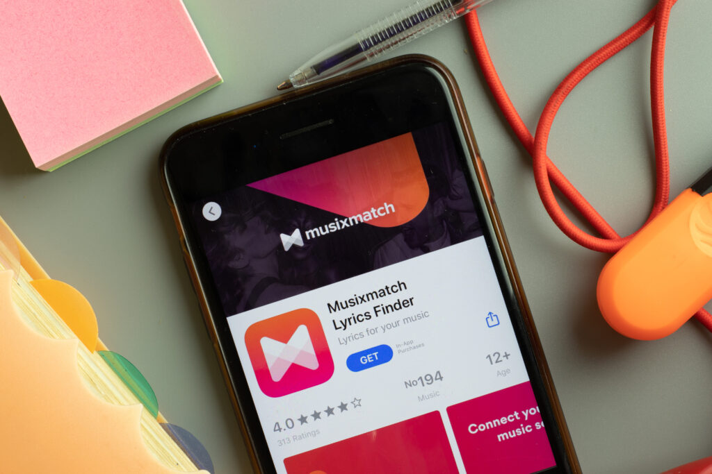aplikasi musixmatch