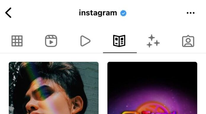 tampilan dari instagram guide